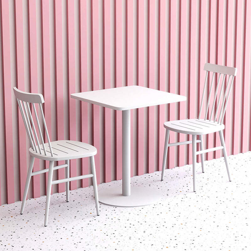 Scandinavian Square Steel Armchair