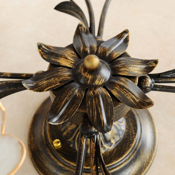 French Flower Iron 4/6/8/10/12-Light Ceiling Light — 12 / 220V-240V For UK/AU