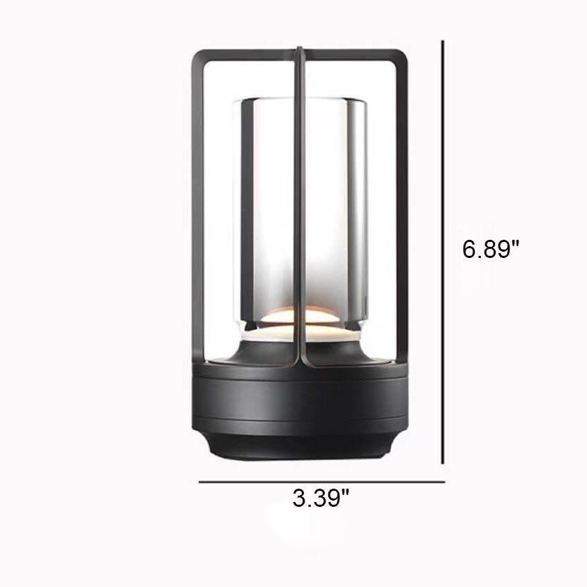 Nordic Vintage Aluminum Acrylic USB Rechargeable Night Light