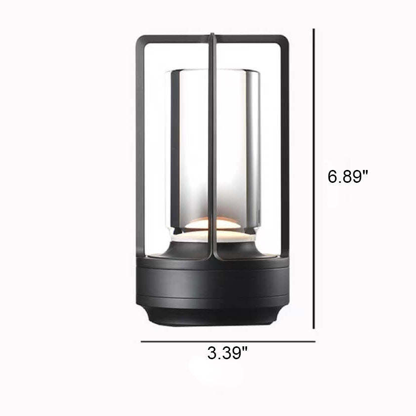 Nordic Vintage Aluminum Acrylic USB Rechargeable Night Light