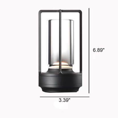 Nordic Vintage Aluminum Acrylic USB Rechargeable Night Light