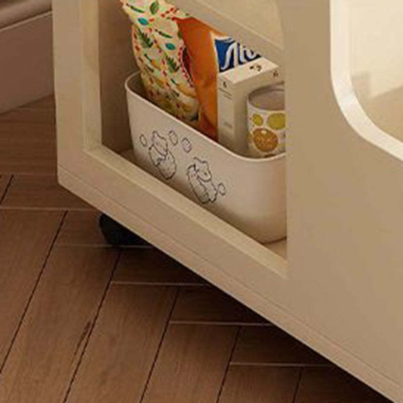 Contemporary Square Side Table 1-Cabinet