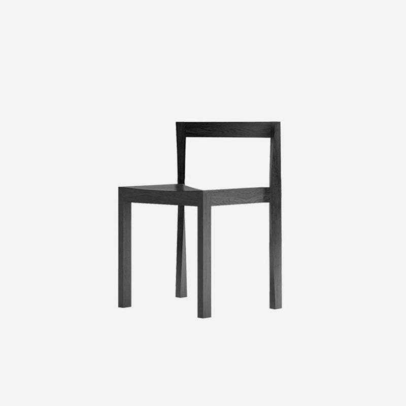 Minimalist Rectangular Wood Chair