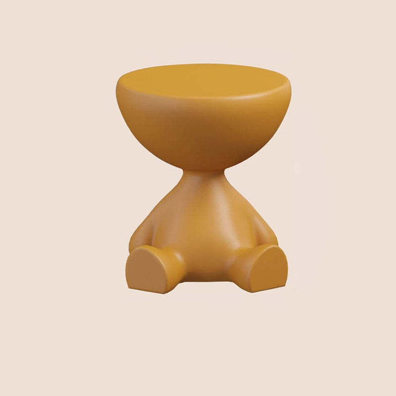 Scandinavian Cartoon Bear Base End Table