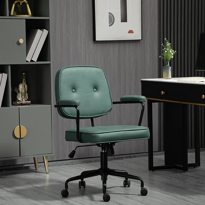 Scandinavian Fabric Wood Steel Nylon Desk Chair