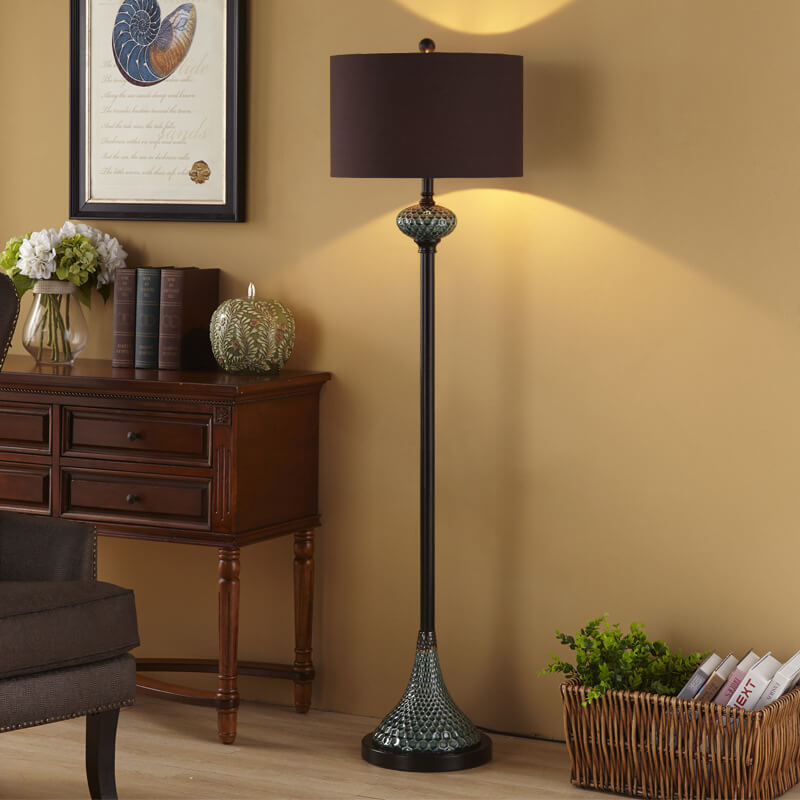 European Ceramic Fabric Floor Lamp