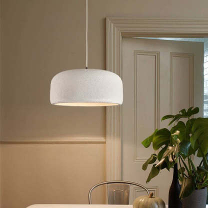 Japanese Matte Resin Dome Pendant Light