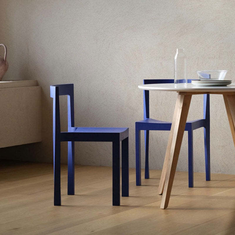 Minimalist Rectangular Wood Chair