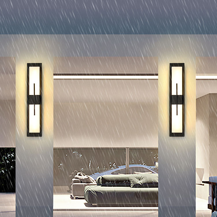 Minimalist Stainless Steel Outdoor Wall Sconce