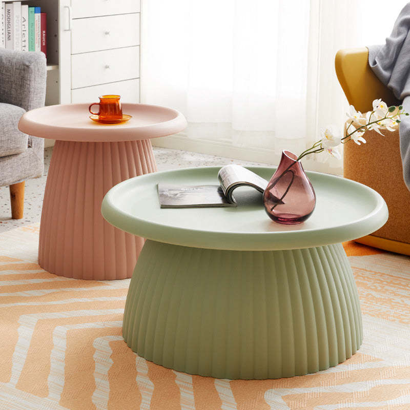 Contemporary Cone Lace Plastic Coffee Table