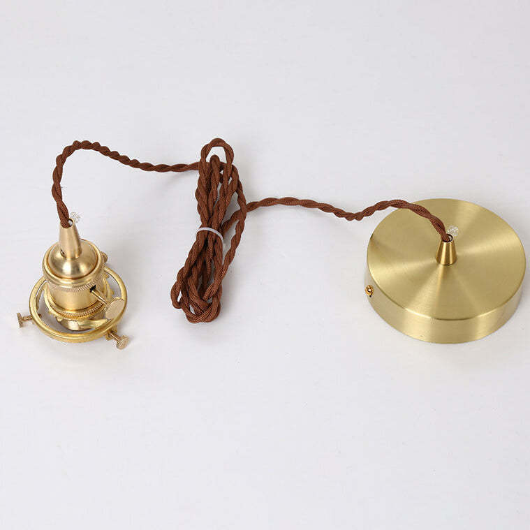 Brass nordic cone pattern pendant lighting