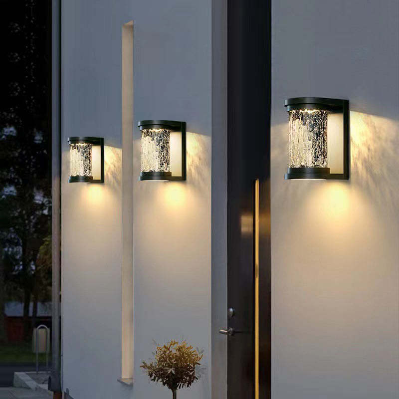 Minimalist Solar Outdoor Wall Light