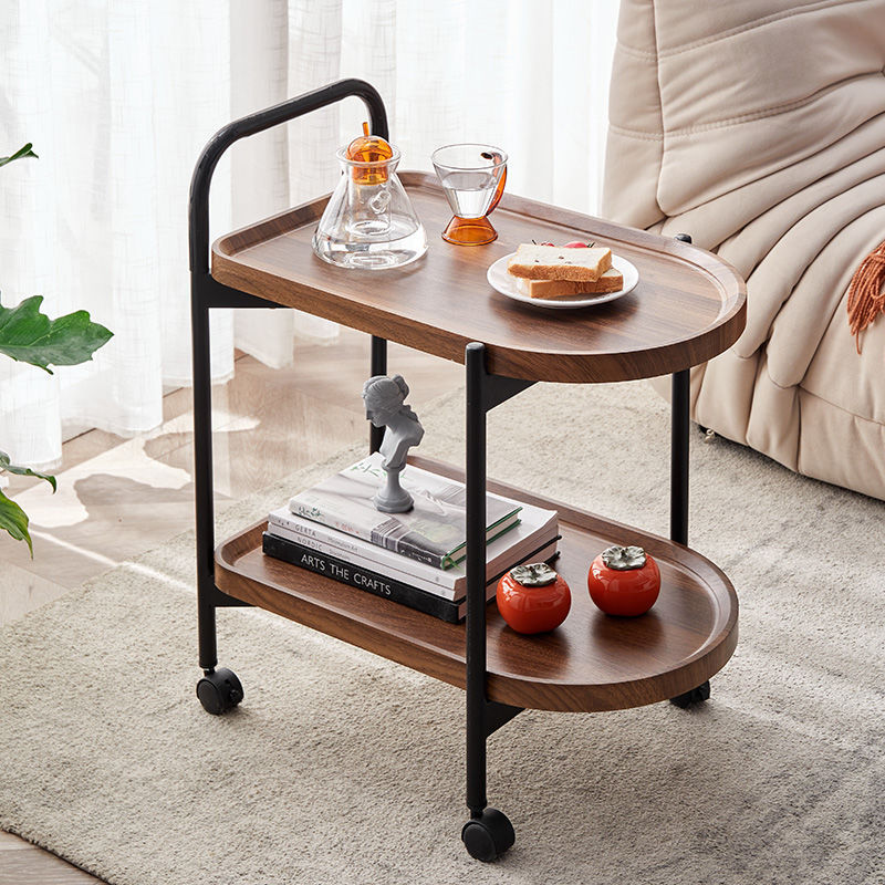 Minimalist Four-Leg Cart Metal Coffee Table