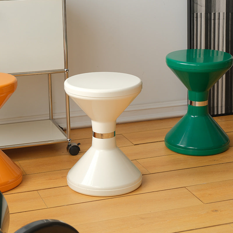 Scandinavian Hourglass Portable End Table