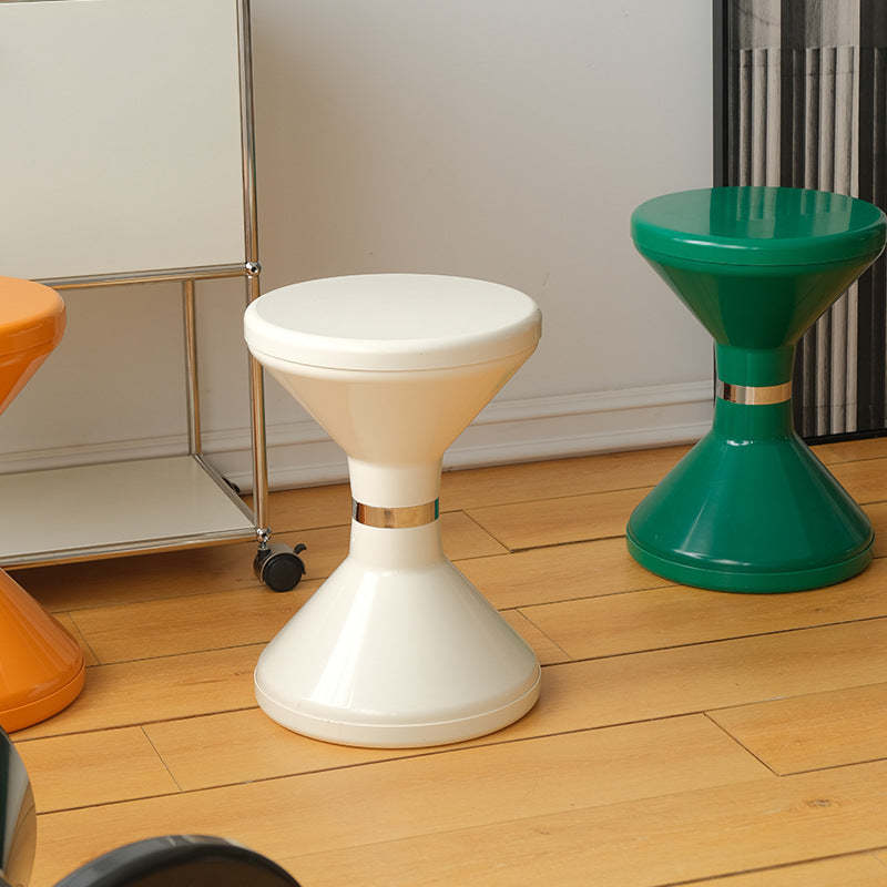 Scandinavian Hourglass Portable End Table