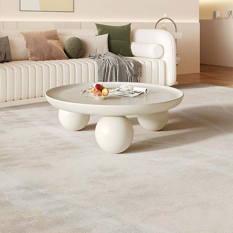 Contemporary Disc Orb Metal Coffee Table