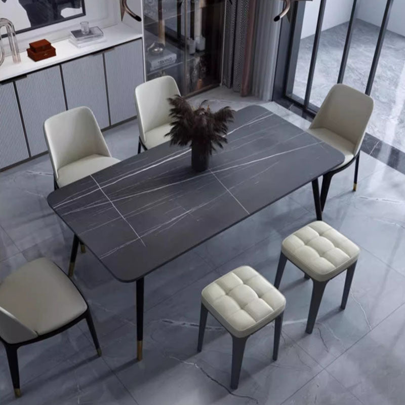 Modern PU Leather Stackable Vanity Stool