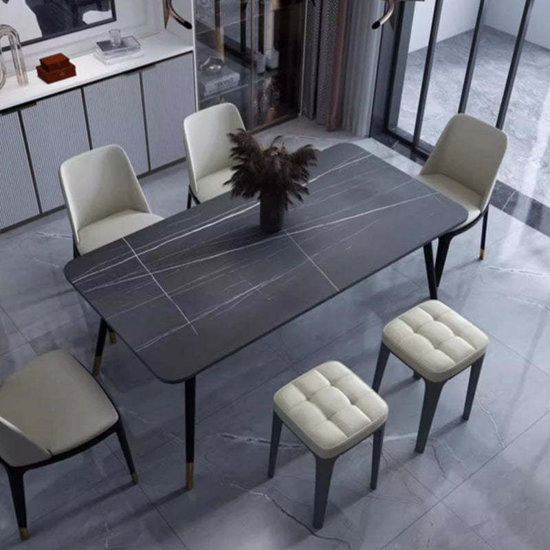 Modern PU Leather Stackable Vanity Stool