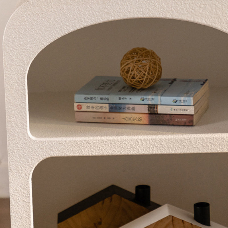 Minimalist Rounded Density Panel Nightstand