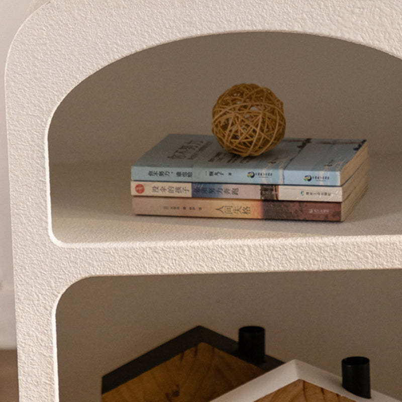 Minimalist Rounded Density Panel Nightstand