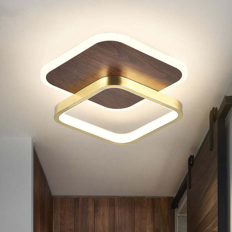 Minimalist Aluminum Circular LED Ceiling Light