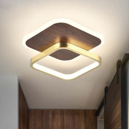 Minimalist Aluminum Circular LED Ceiling Light