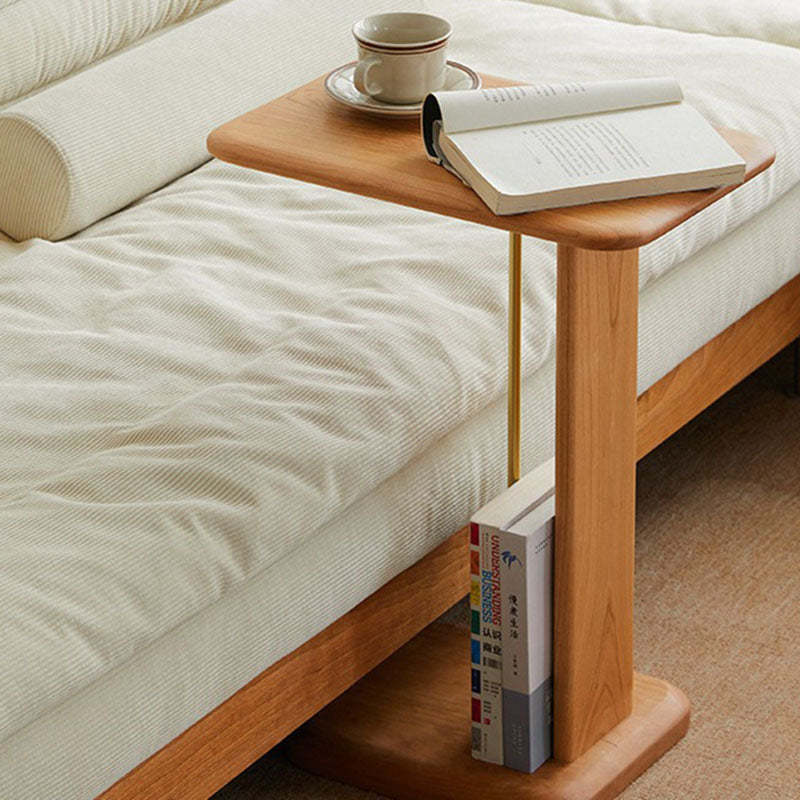 Minimalist Square Wood End Table