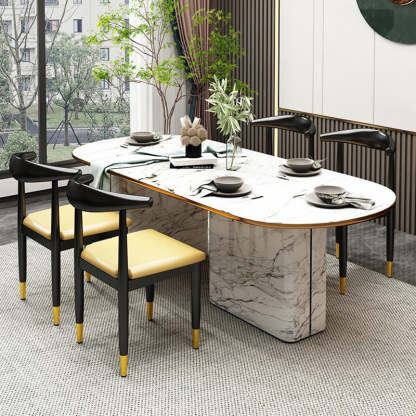 Luxury PU Leather Dining Chair