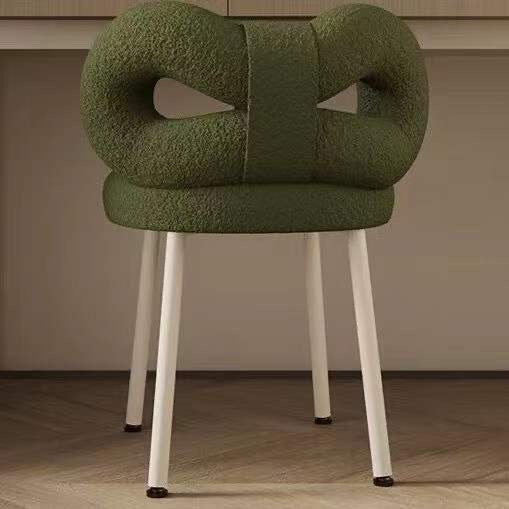 Nordic Lambswool Butterfly Vanity Stool