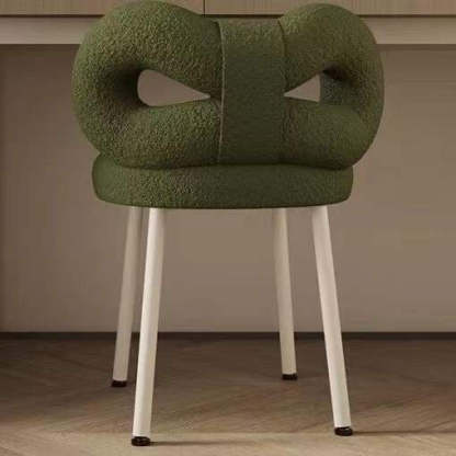 Nordic Lambswool Butterfly Vanity Stool