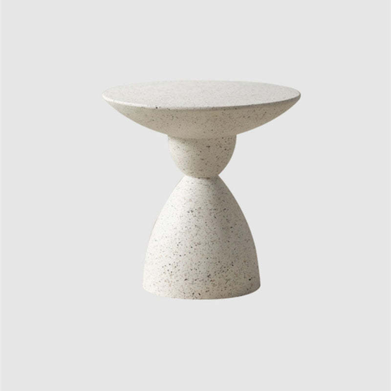 Nordic Hourglass Magnesium Oxide End Table