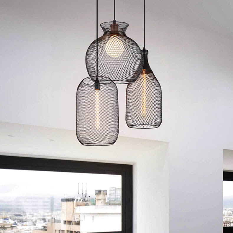 Industrial Cylindrical Pendant Light