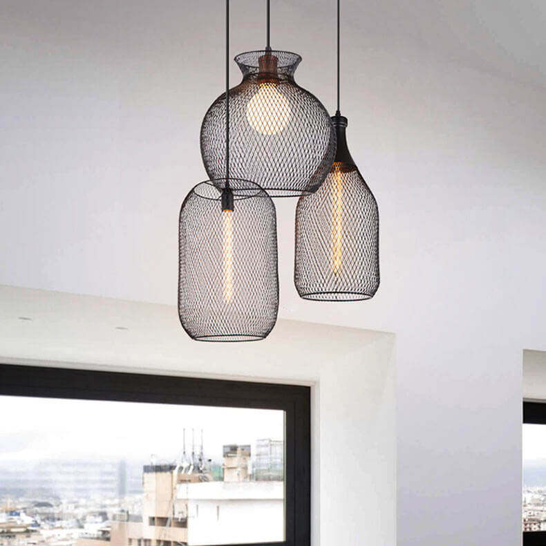 Industrial Cylindrical Pendant Light