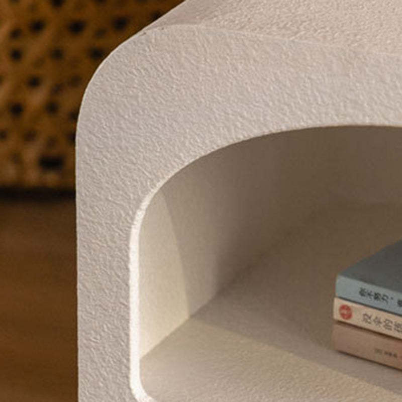 Minimalist Rounded Density Panel Nightstand