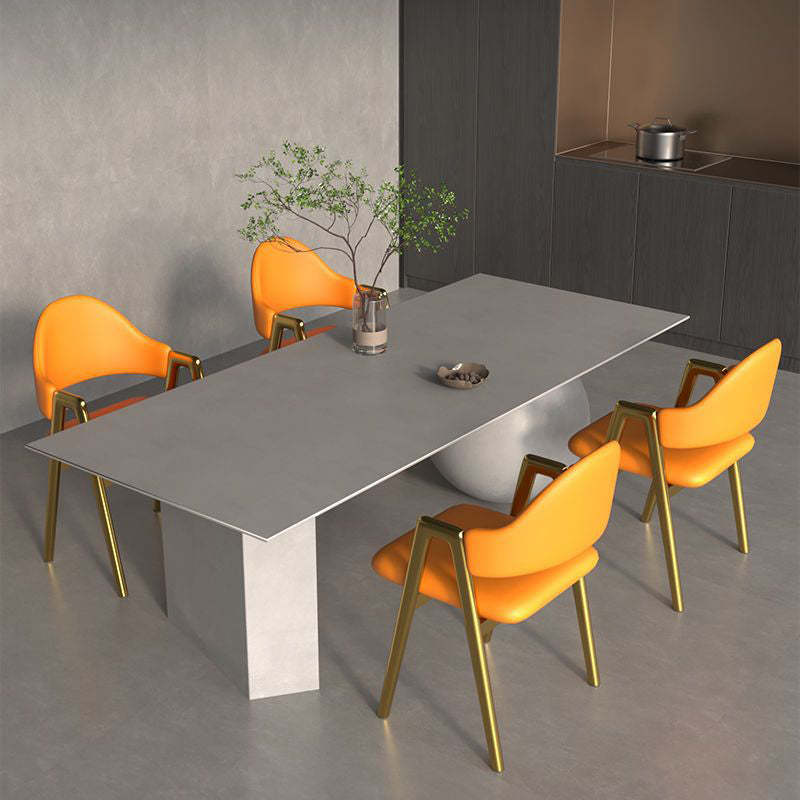 Contemporary Leather Upholstered Dining Chair