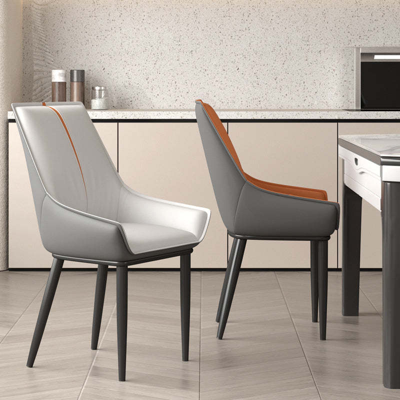 Nordic Leather Upholstered Dining Chair