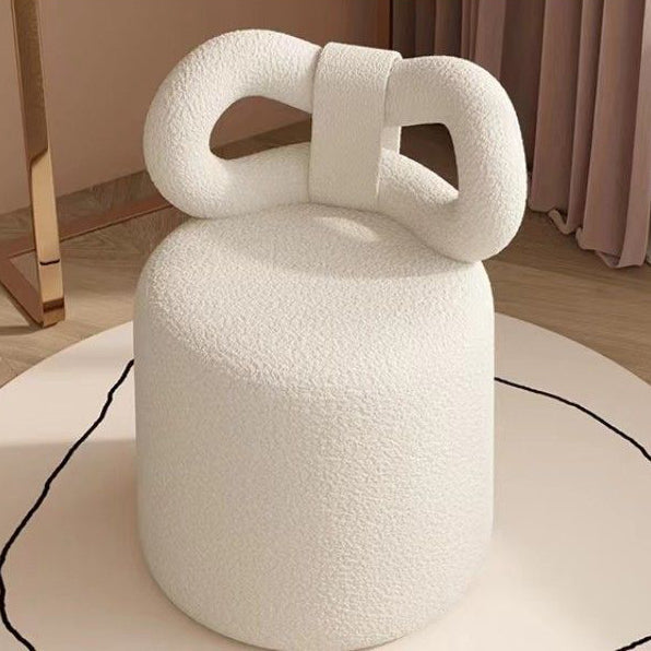Nordic Lambswool Swivel Butterfly Footstool
