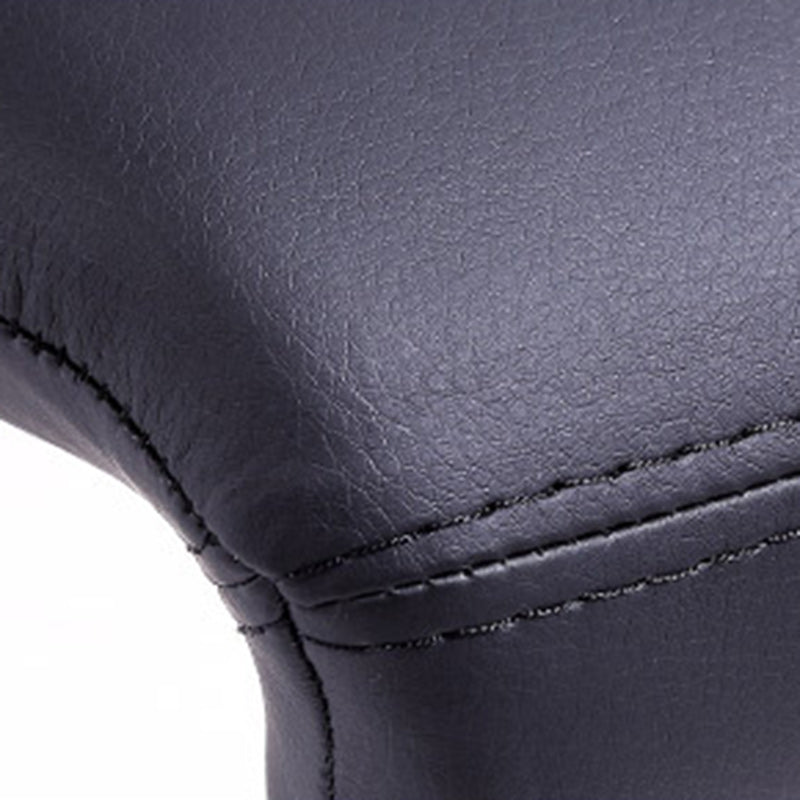Minimalist U-Shape Titanium Leather Dining Chair