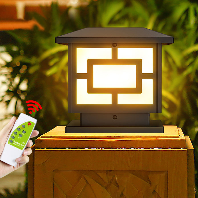 Chinese Solar Acrylic Square Lantern LED Landscape Light