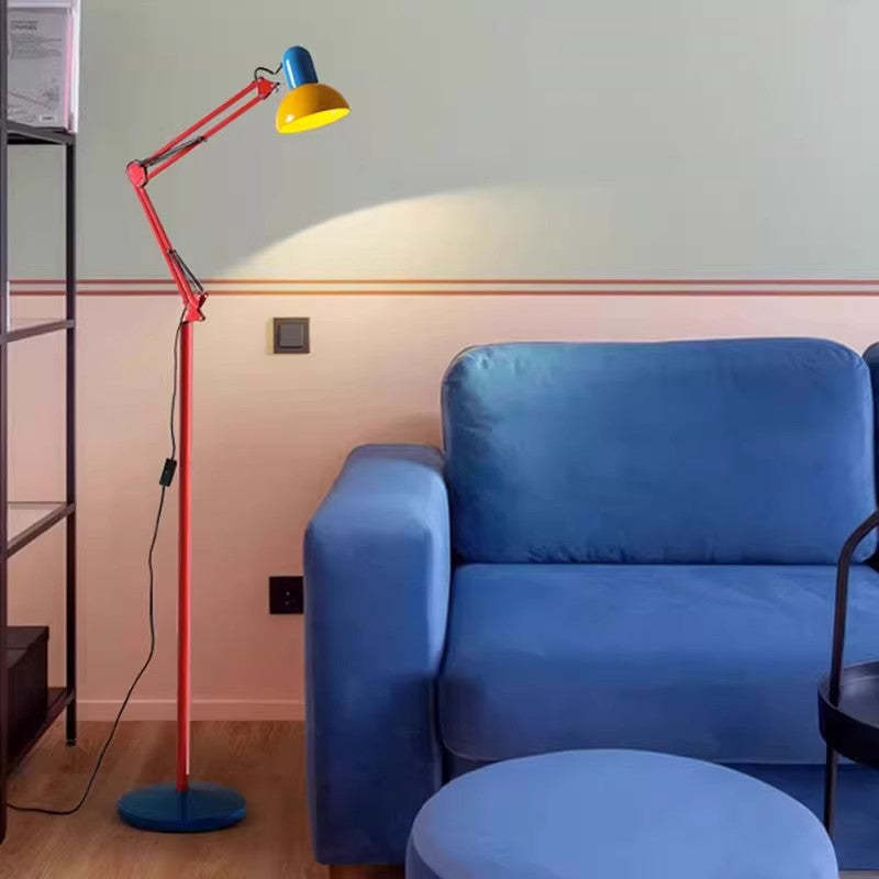 Modern Iron Half Circle Floor Lamp