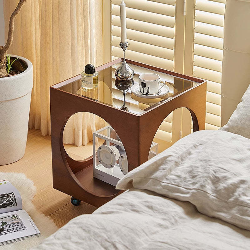 Nordic Wood 2-Tier End Table