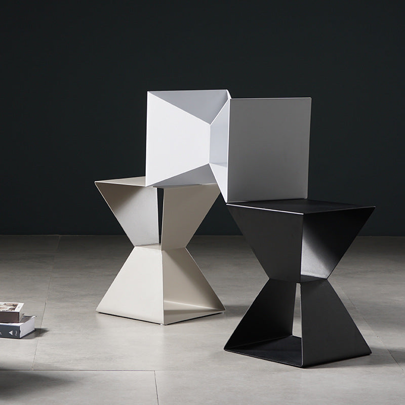 Contemporary Pyramid Steel Coffee Table