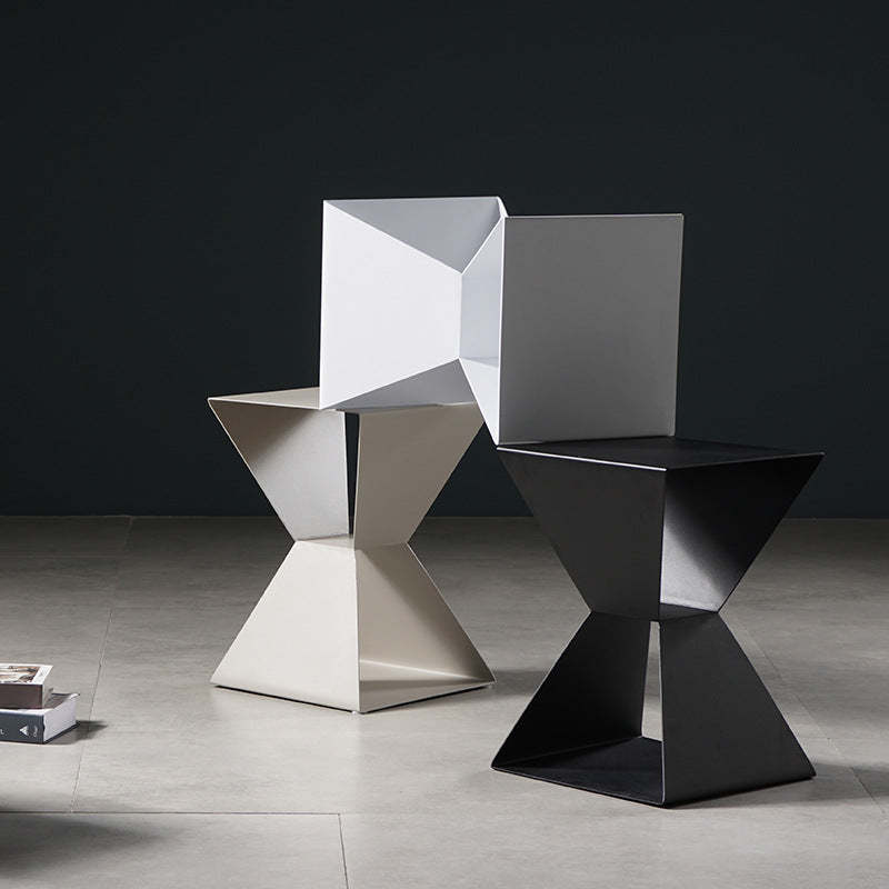 Contemporary Pyramid Steel Coffee Table