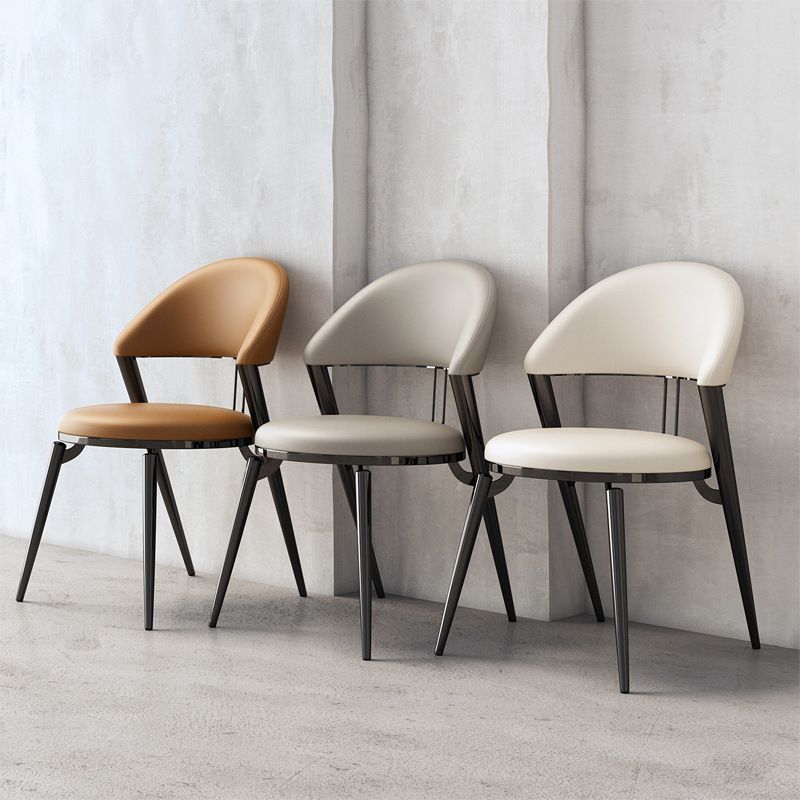 Modern Cushion Lambswool Titanium Dining Chair