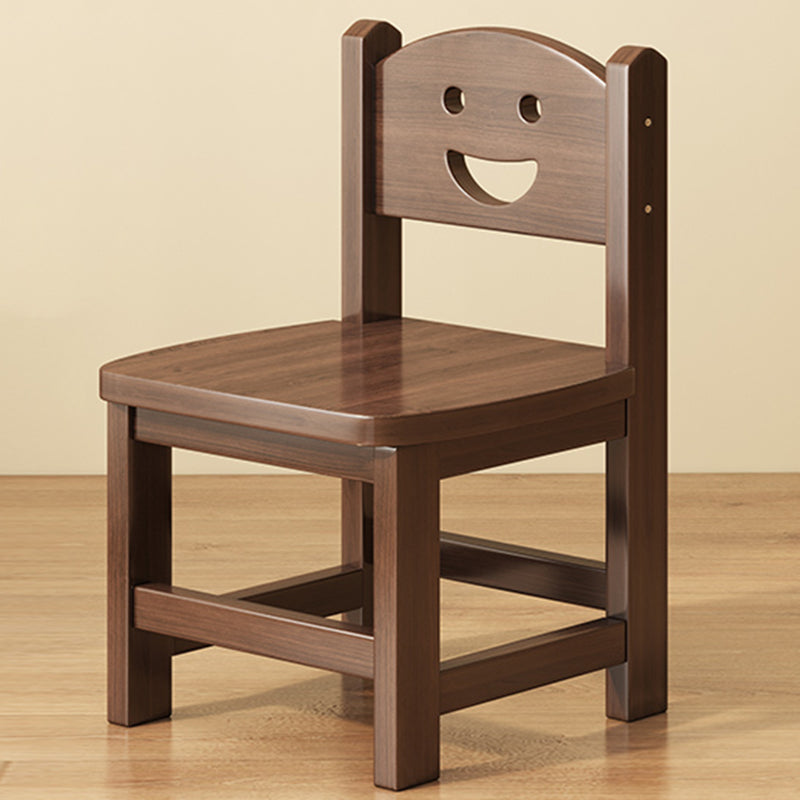 Vintage Smile Wood Curved Dining Chair