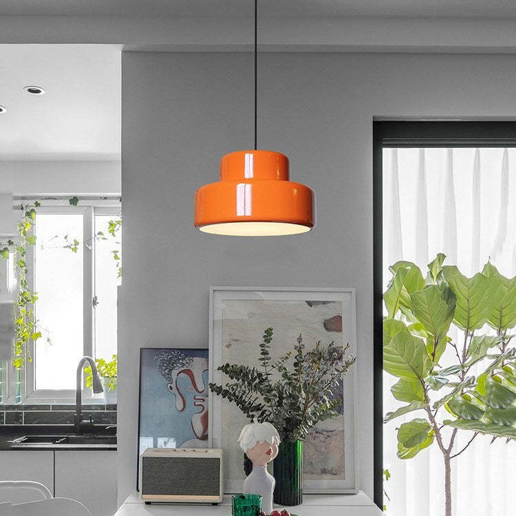 Scandinavian Double Round Iron Pendant Light