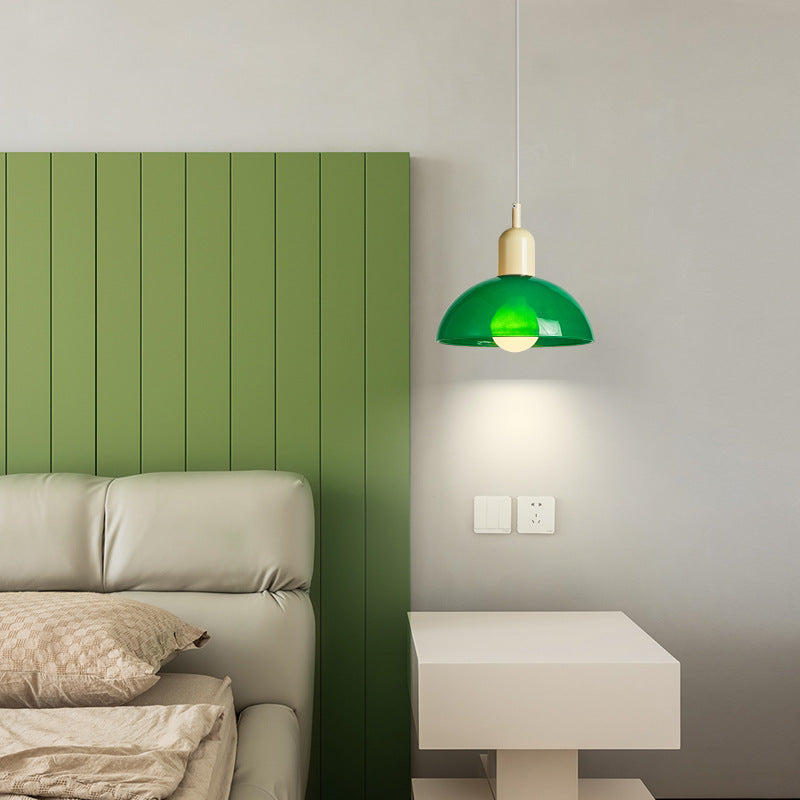 Minimalist Glass Hemisphere Pendant Light