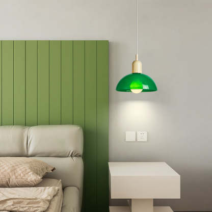 Minimalist Glass Hemisphere Pendant Light