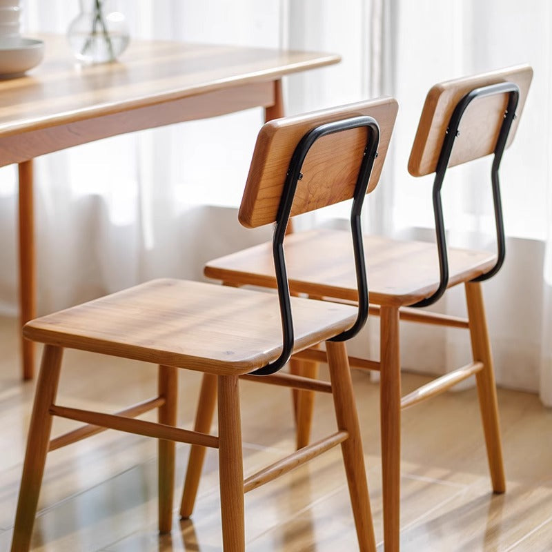 Traditional cherry dining chairs & benches in wood
