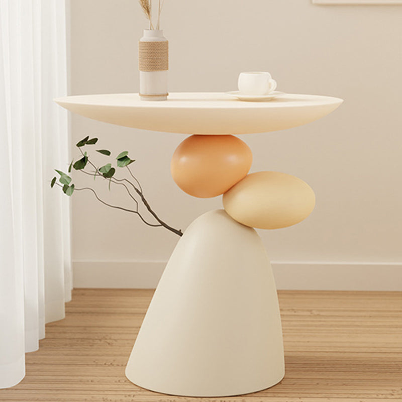 Contemporary Elliptical Branch Resin End Table